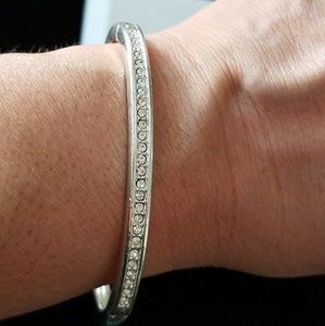 Avon silver rhinestones bracelet